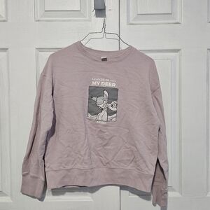 Uniqlo x Disney Bambi Pullover Sweater – Purple
